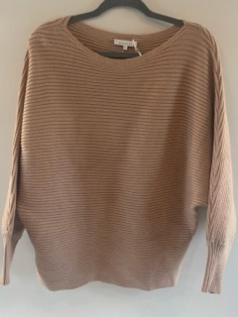 Cable Knit Chunky Sweater with Big Sleeves- Womens Size L